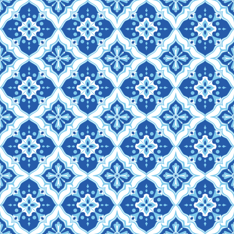 Blue Textile Pattern