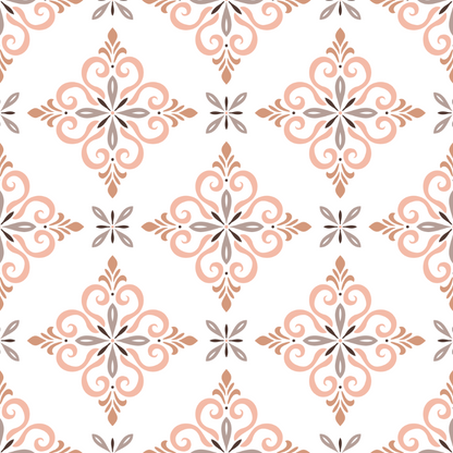 Pink Diamond Motif Pattern