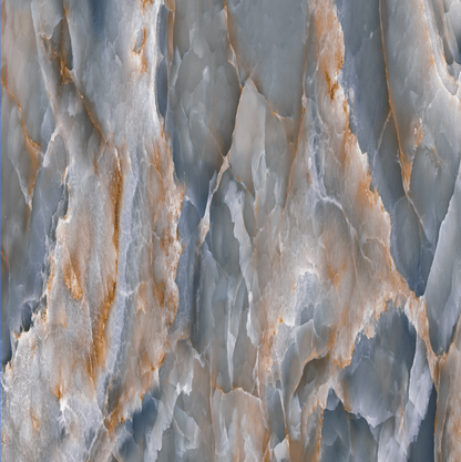 Blue and Peach Marble