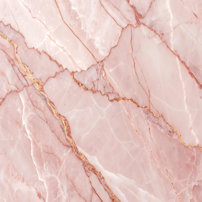 Pink and Gold Marble