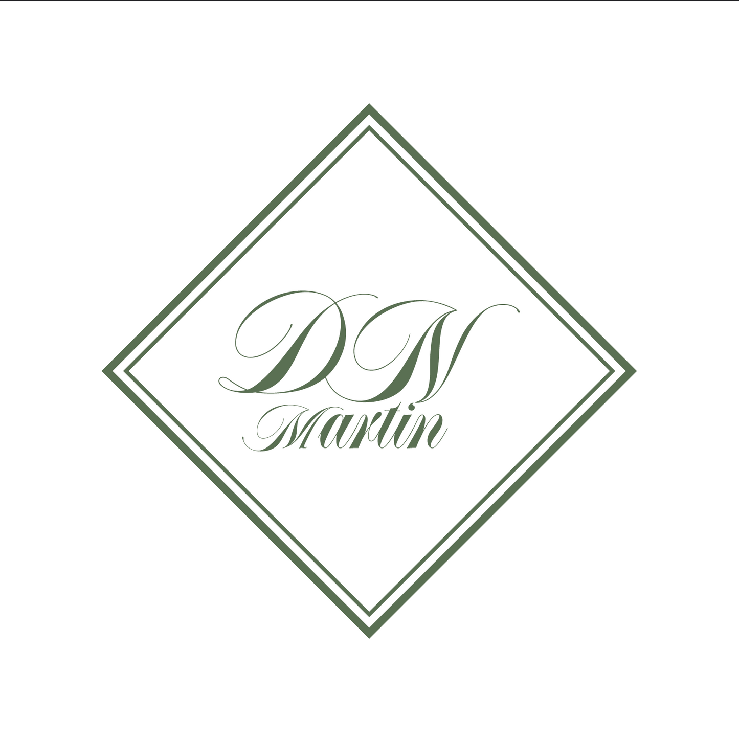 Diamond Initial Monogram