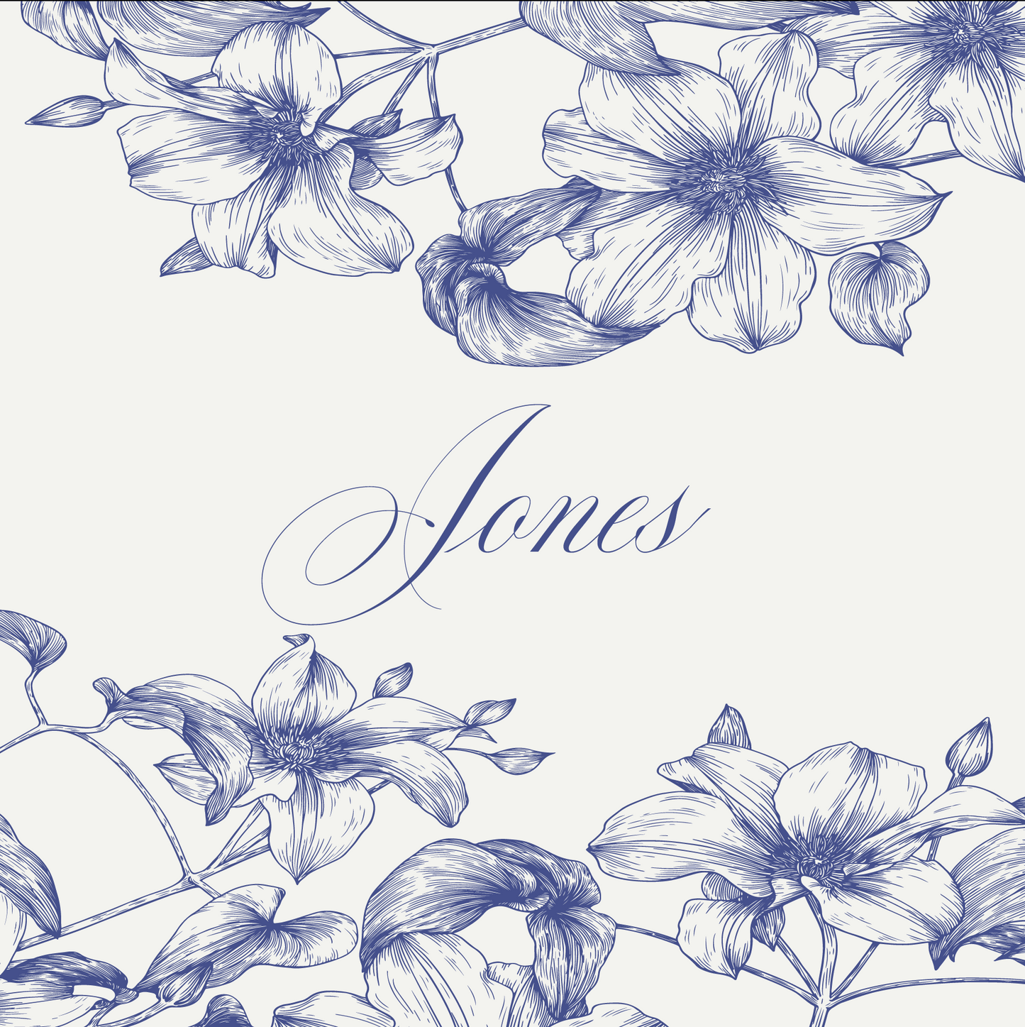Blue Floral Banners