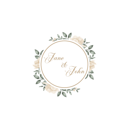 Peony Circle Monogram