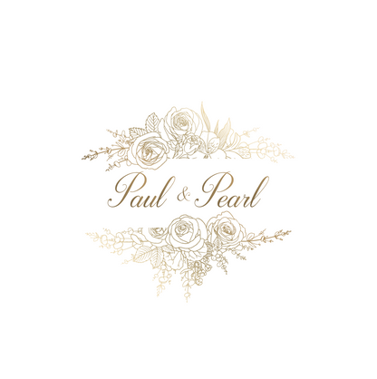Floral Banner Monogram