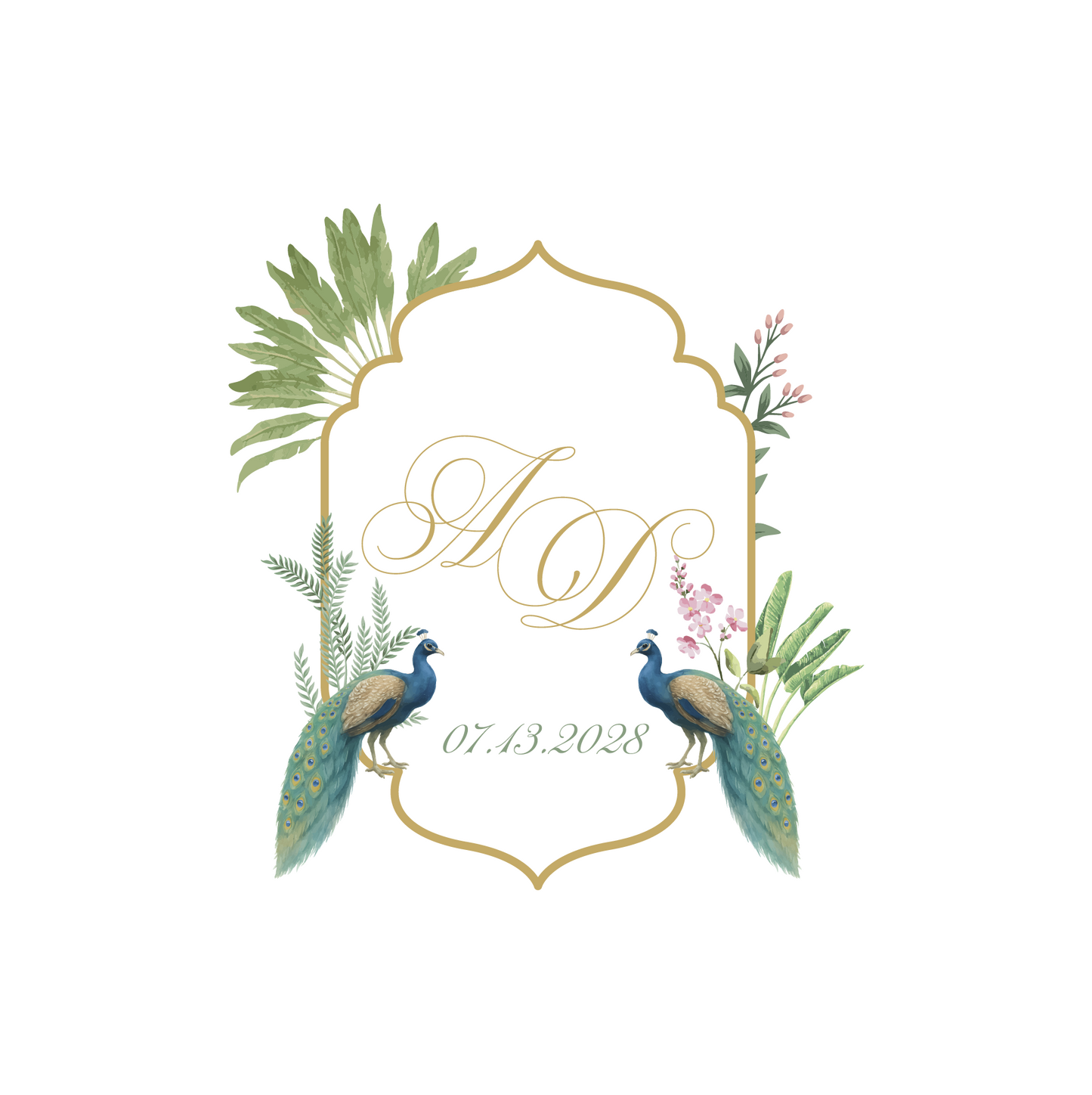 Peacock Monogram
