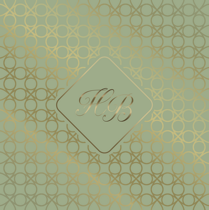 Gold Pattern with Monogram