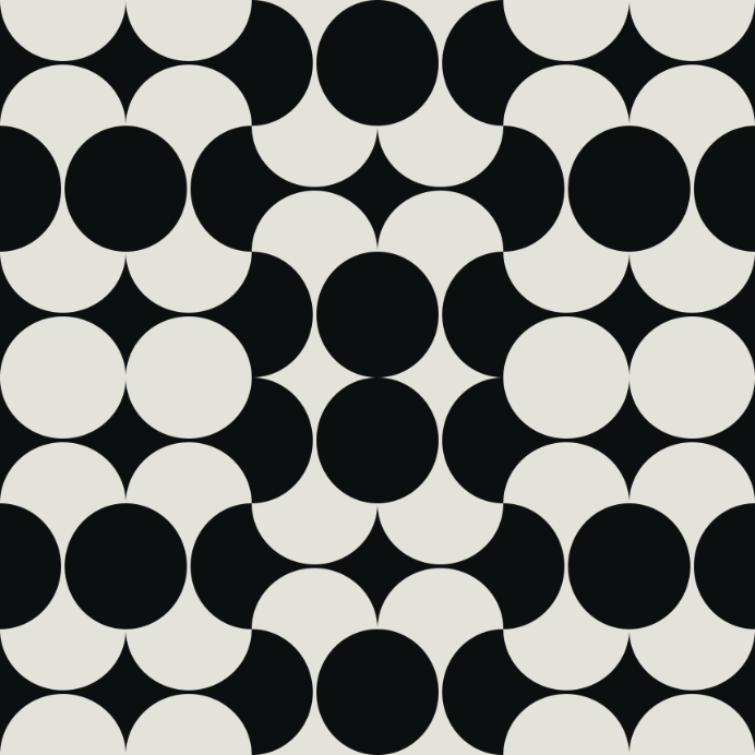 Modern Half Circle Pattern