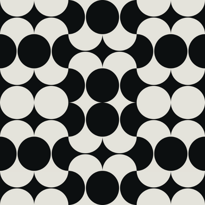 Modern Half Circle Pattern