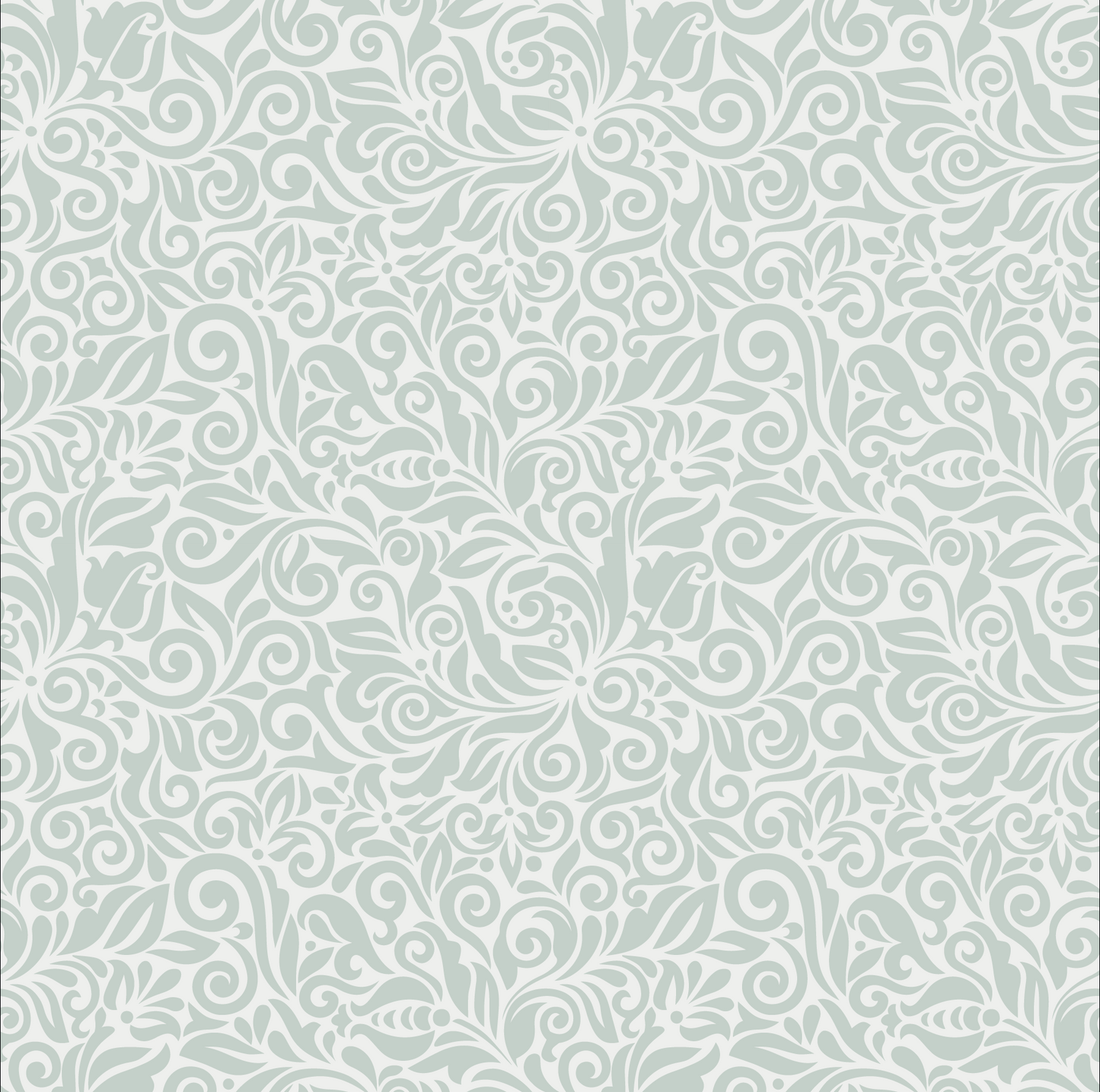Sage Floral Pattern