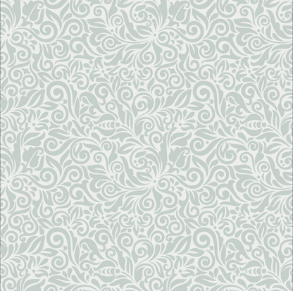 Sage Floral Pattern