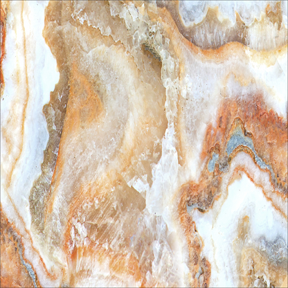 Orange and Pale Blue Marble