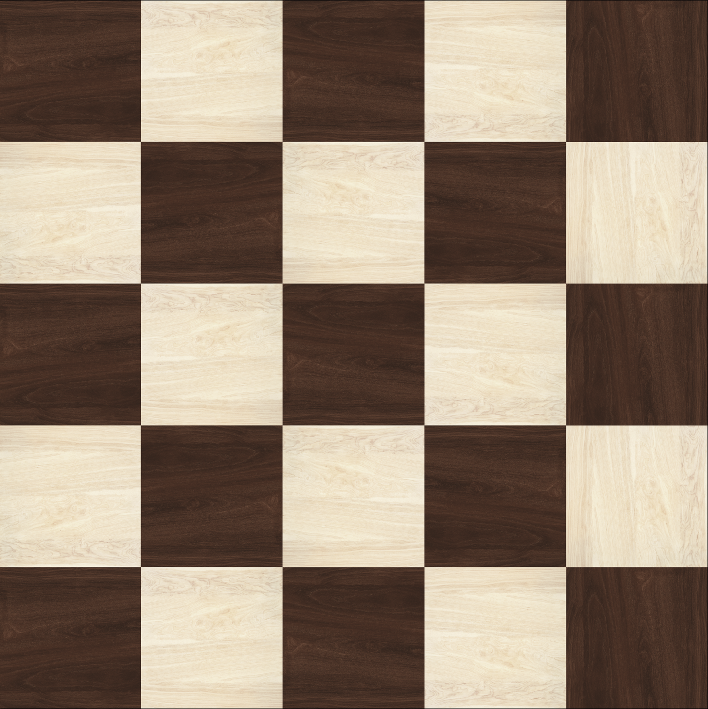 Light And Dark Wood Checkerboard