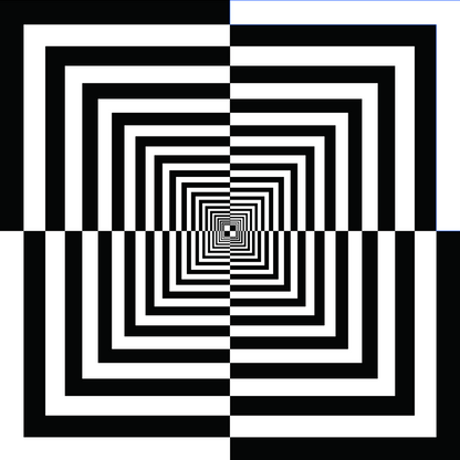 Black and White Optical Illusion