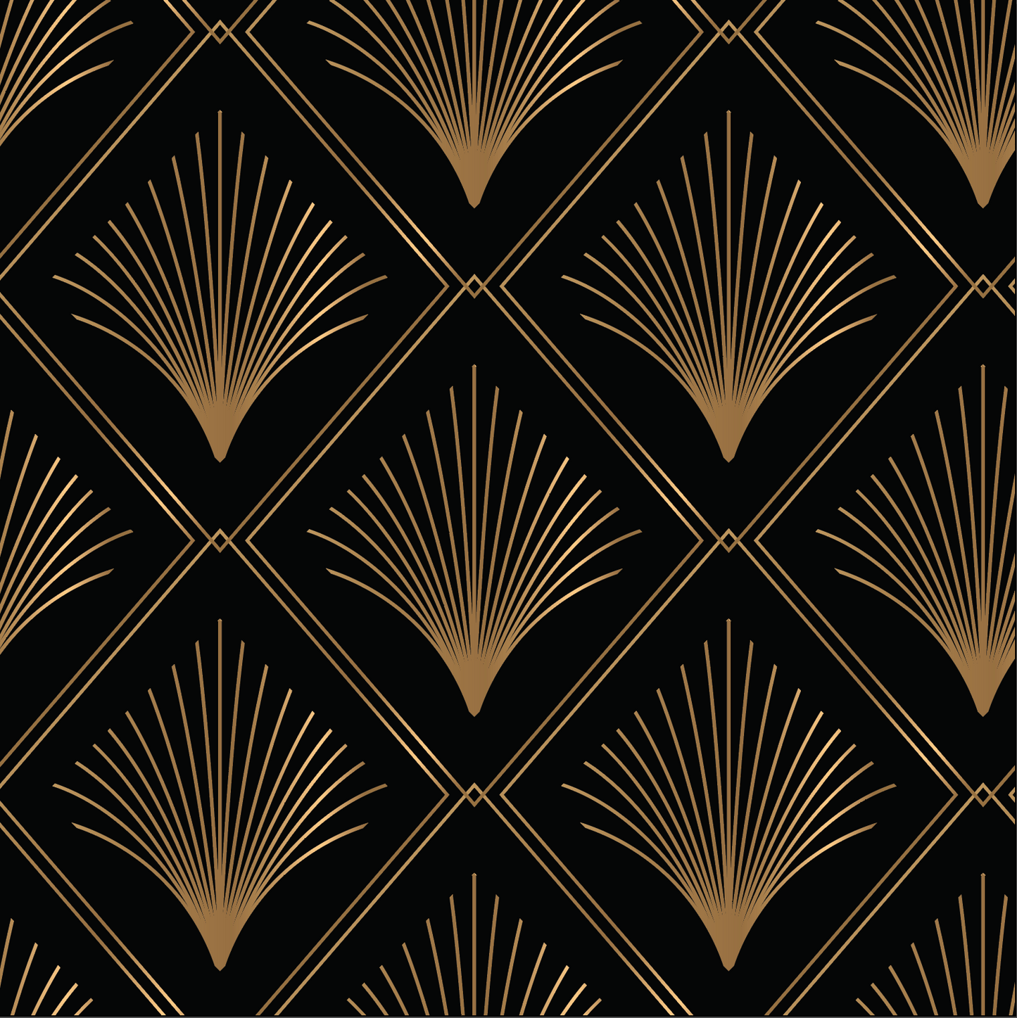 Gold Palm Leaf