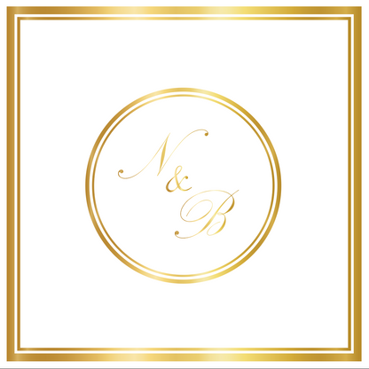 Gold Circle Monogram