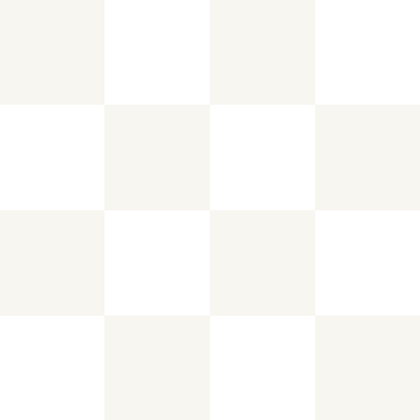 Off Khaki and White Checkerboard