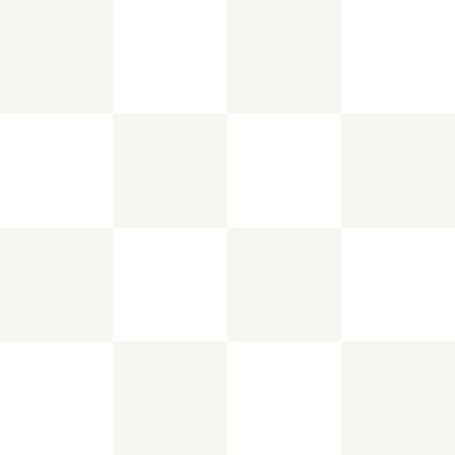 Off Khaki and White Checkerboard
