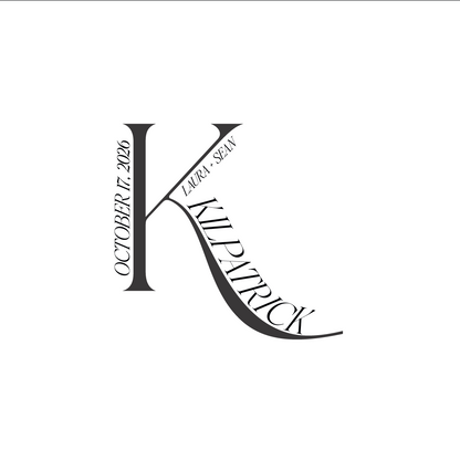 Big Initial with Details Monogram