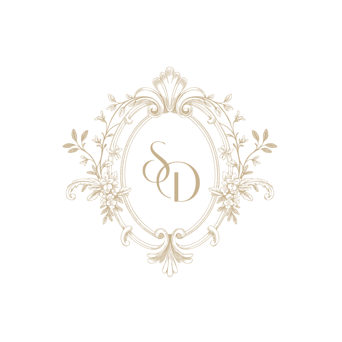 Vintage Mirror Crest