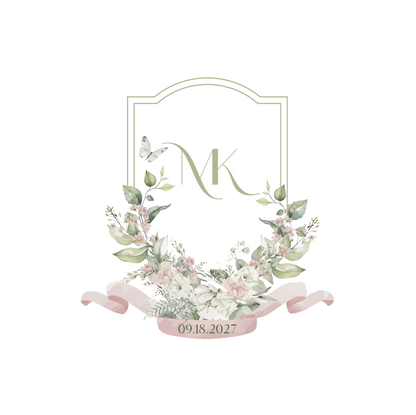 Pink and Green Crest