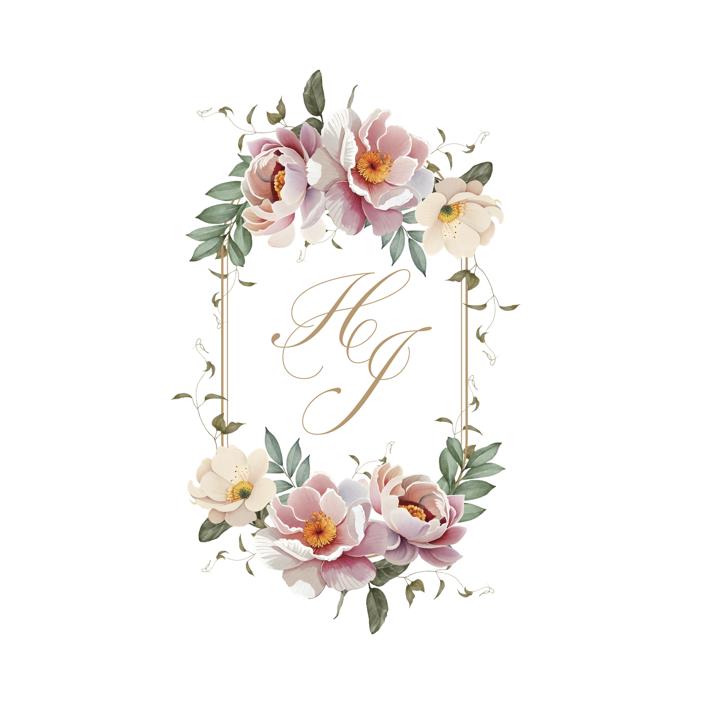 Floral Capsule Monogram