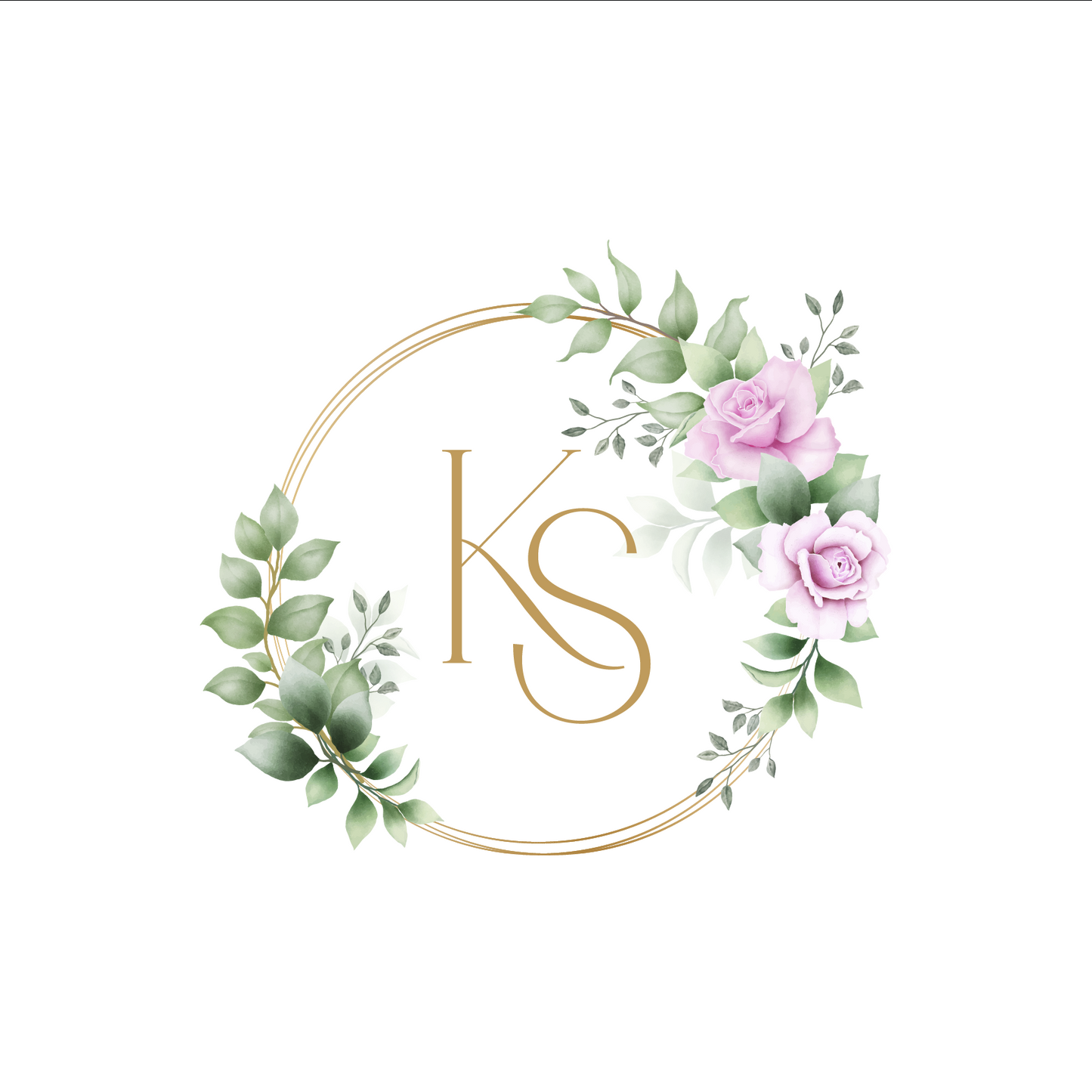 Floral Circle Monogram