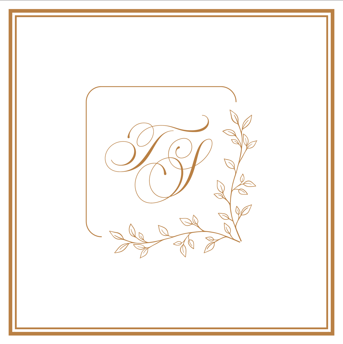Square Vine Monogram
