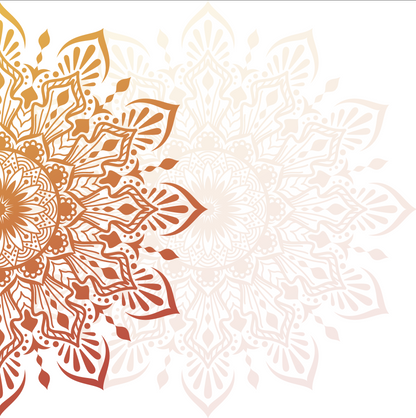 Pink and Orange Mandala