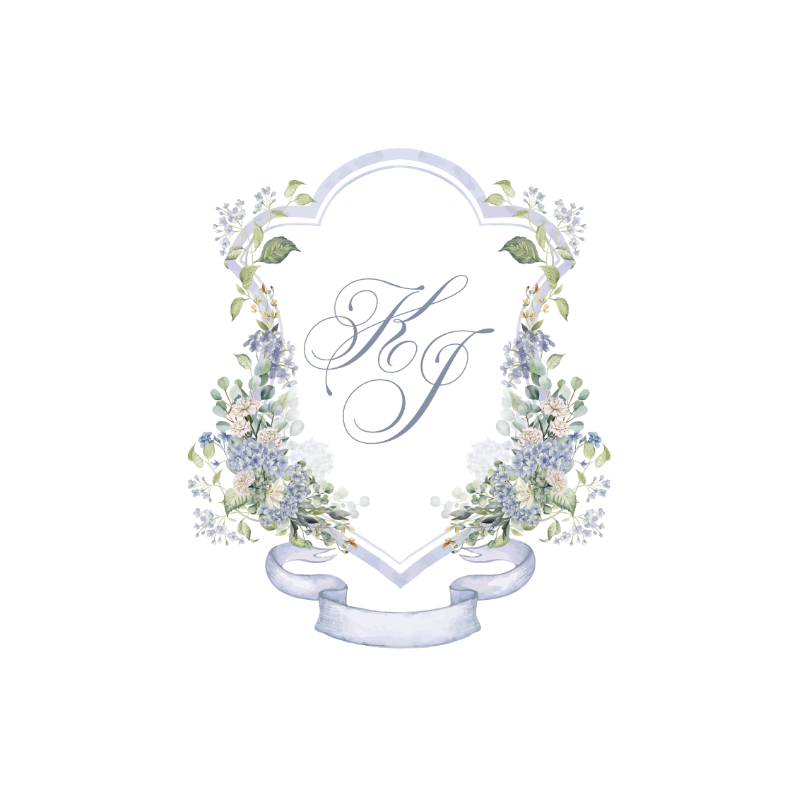 Purple Crest Monogram