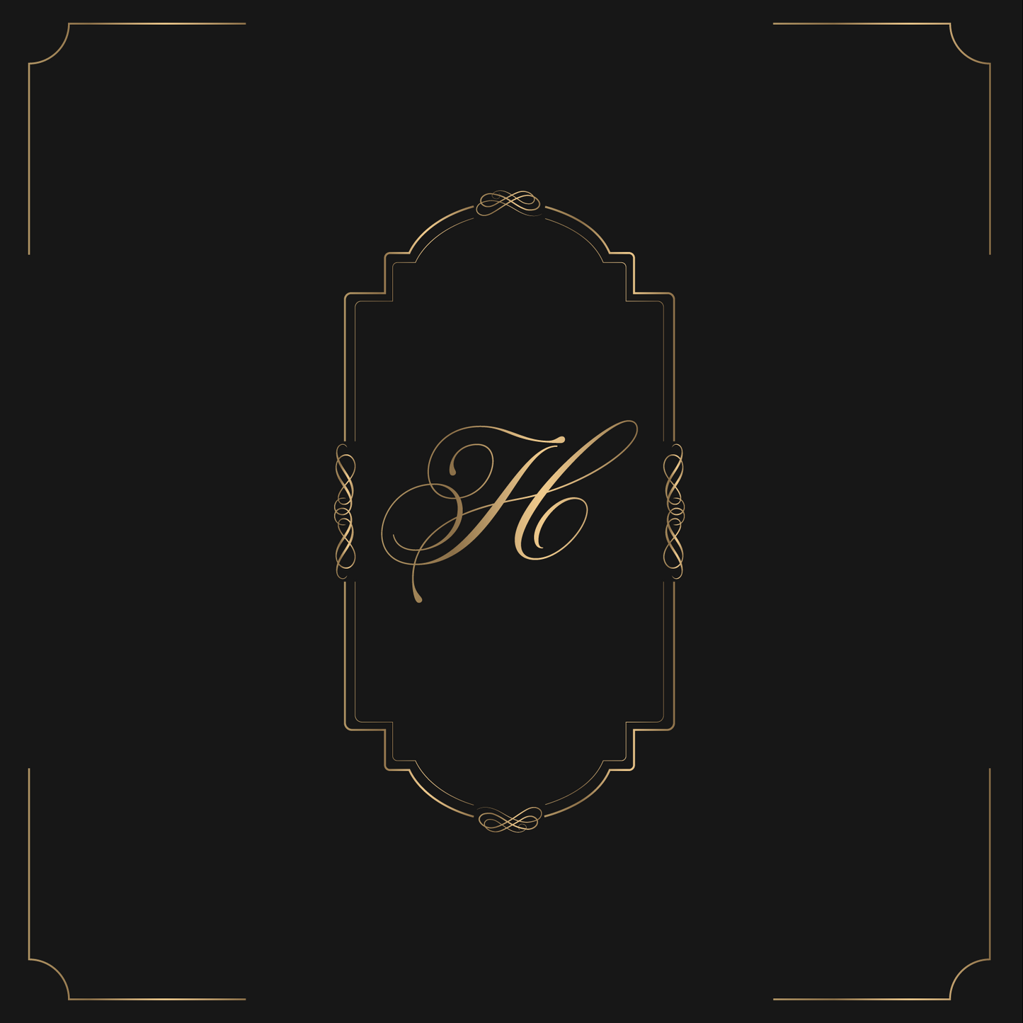 Elegant Gold Monogram