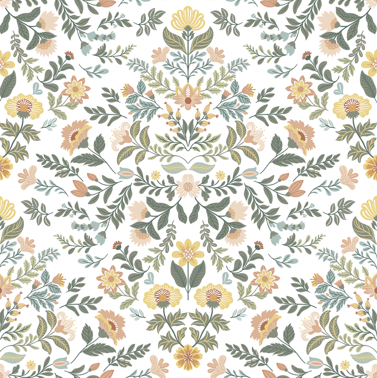 Floral Diamond Pattern