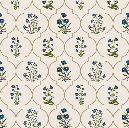 Blue Floral Pattern