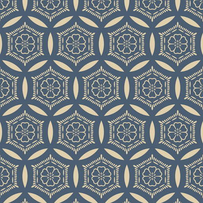 Hexagon Circle Flower Pattern