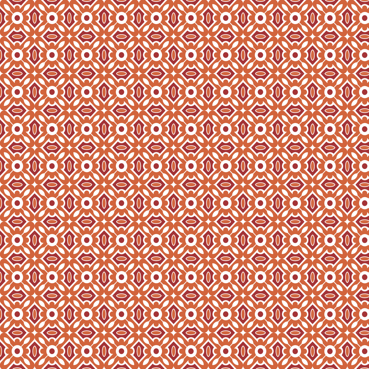 Orange Square Pattern
