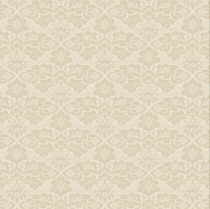 Tan Floral Diamond Pattern