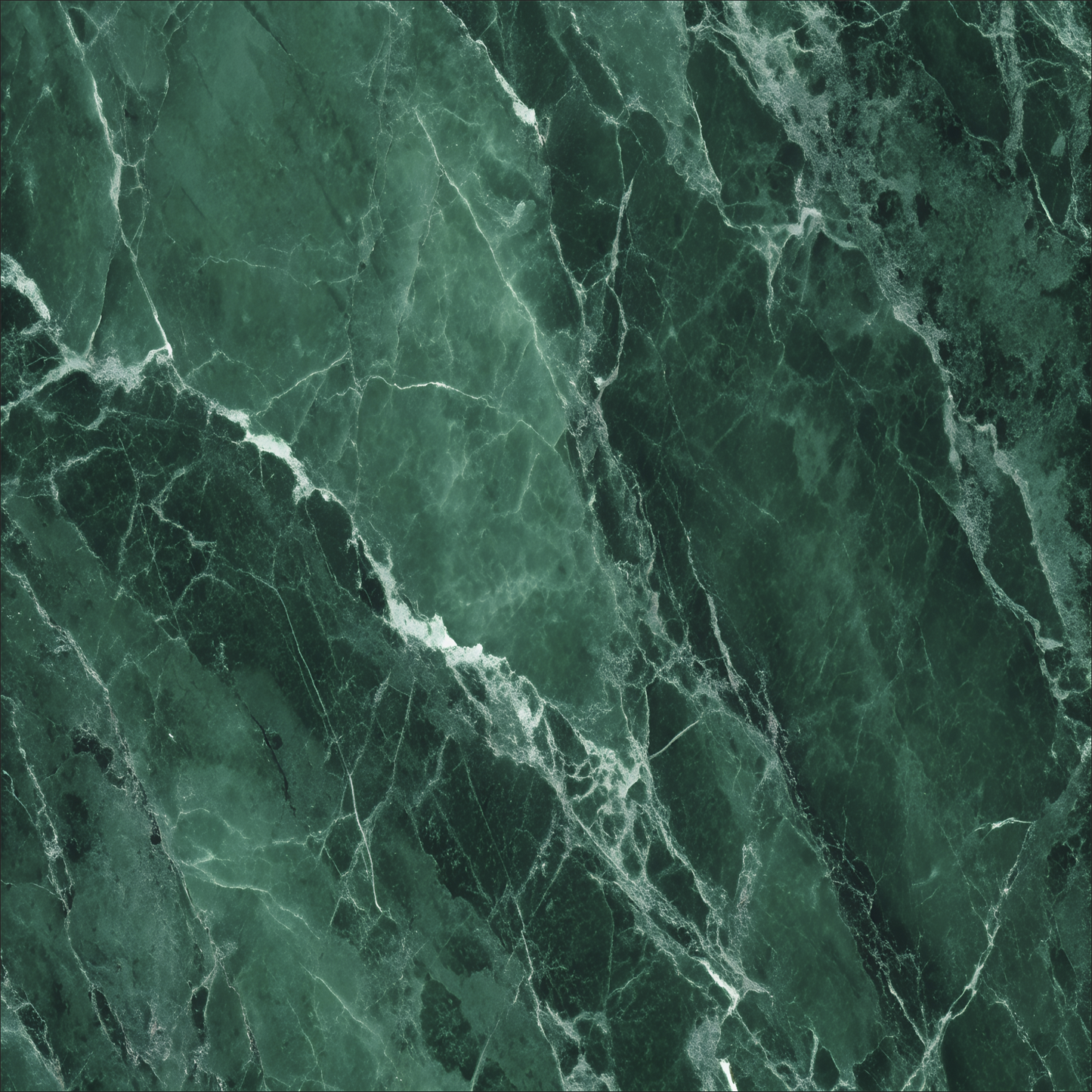 Green Marble with White Streaks
