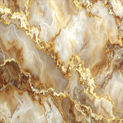 Cream and Gold Marble