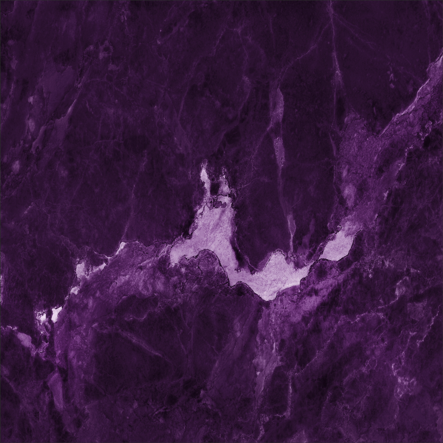 Dark Purple Marble with White Streaks