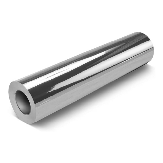 Silver Mirrored Vinyl Roll