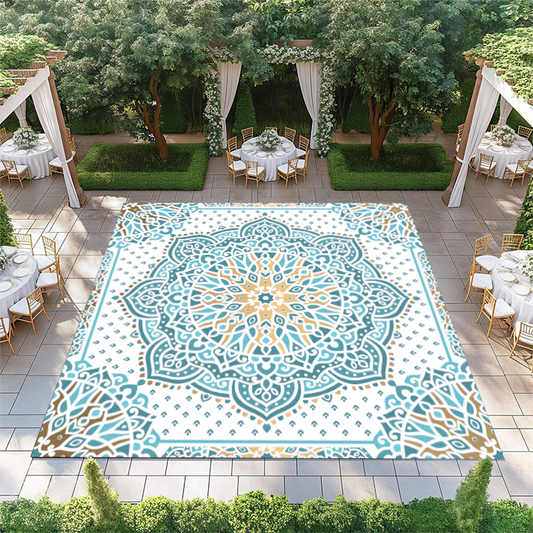 Blue Mosaic Mandala
