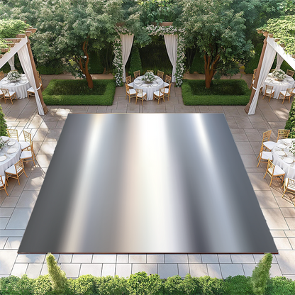 Silver Mirrored Vinyl Roll