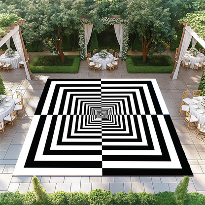 Black and White Optical Illusion