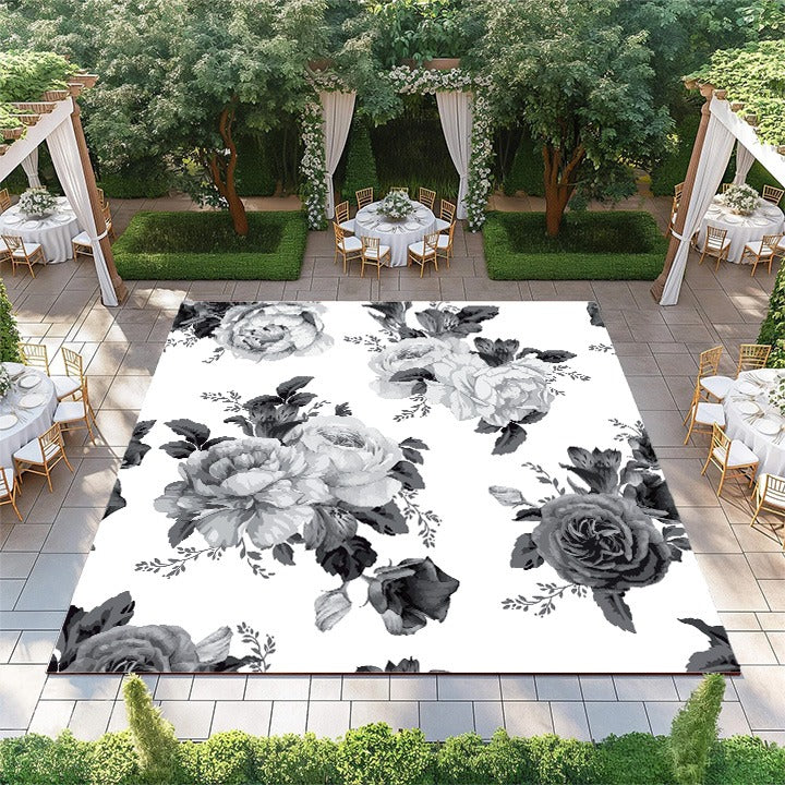 Black and White Roses