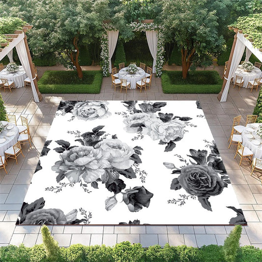 Black and White Roses