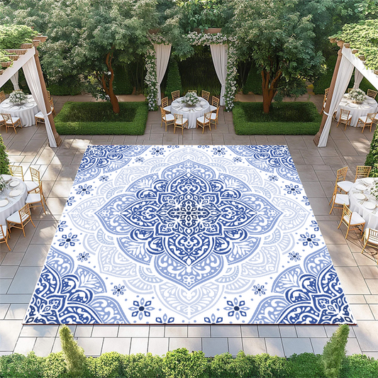 Blue Mandala Pattern