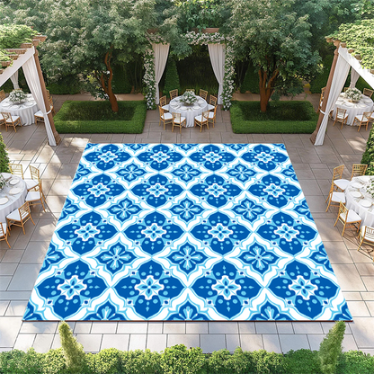 Blue Textile Pattern