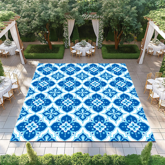 Blue Textile Pattern