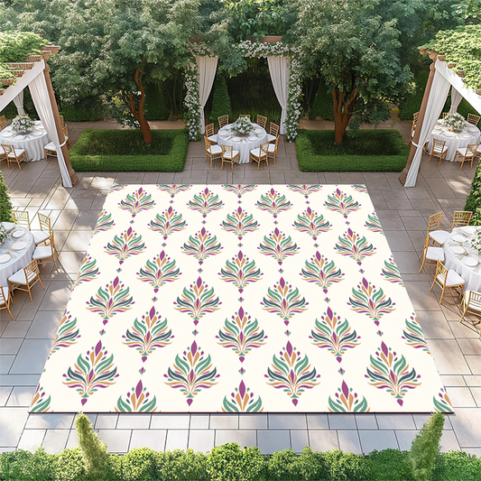 Colorful Fleur De Lis Pattern