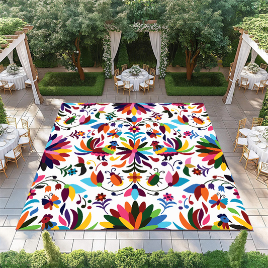 Colorful Rooster Pattern