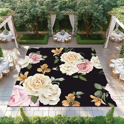 Cream, Pink, and Orange Flowers